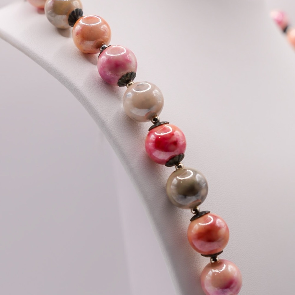 Multi Colored -Fun - Beaded Necklace - image 3